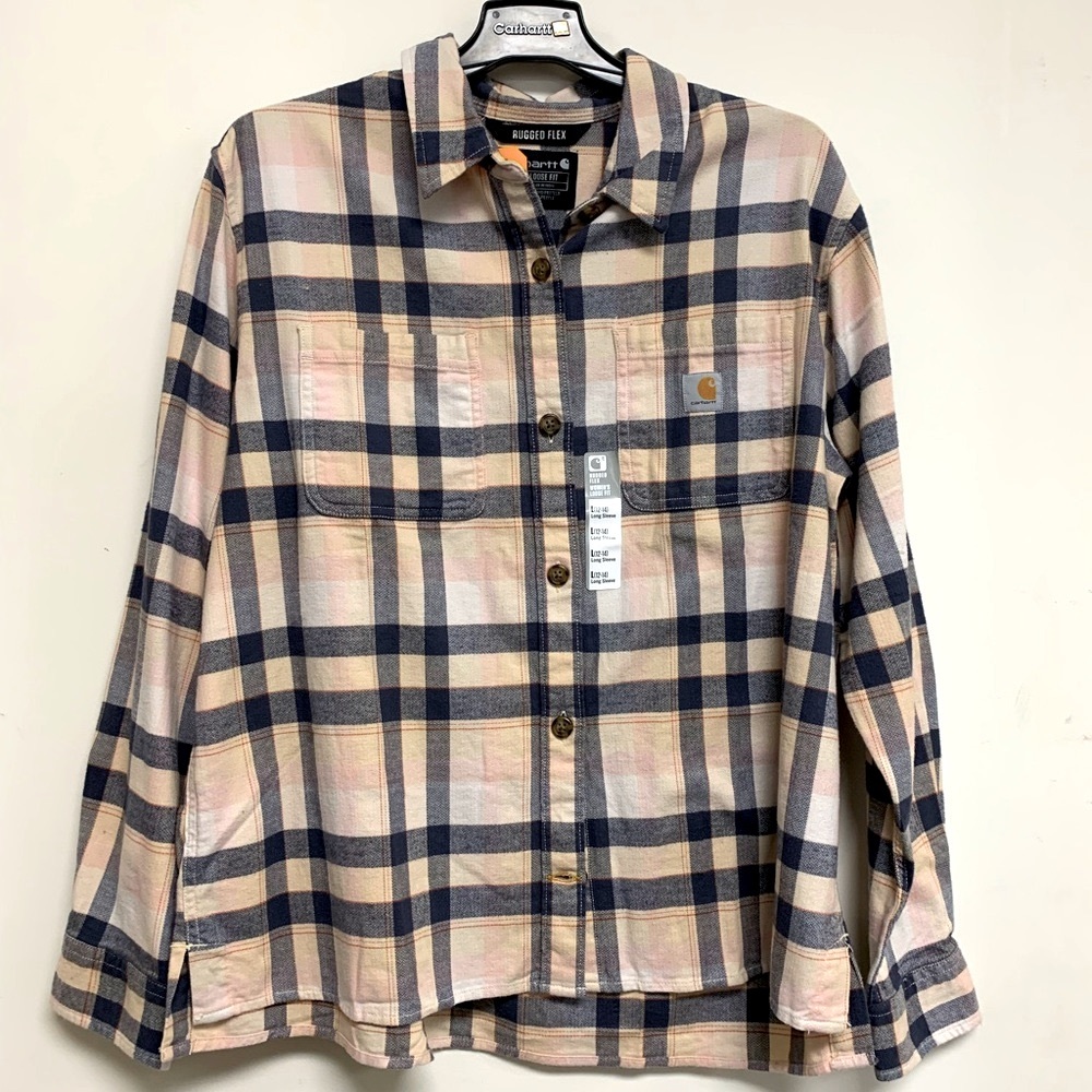 Carhartt Women’s loose fit mid weight flannel